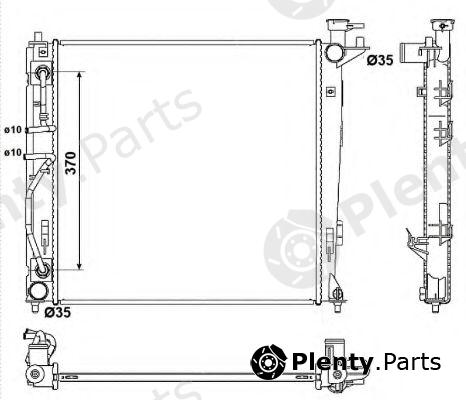  NRF part 53053 Radiator, engine cooling