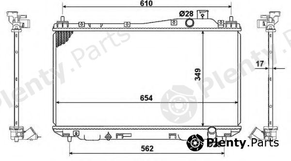  NRF part 53440 Radiator, engine cooling