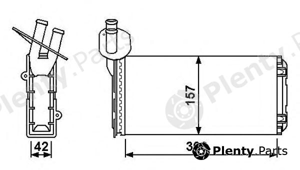  NRF part 53889 Heat Exchanger, interior heating