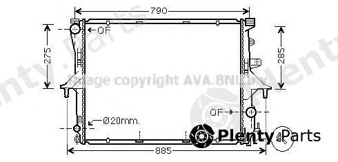  AVA QUALITY COOLING part VWA2199 Radiator, engine cooling