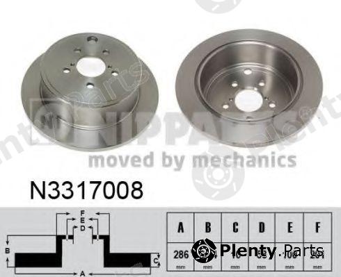  NIPPARTS part N3317008 Brake Disc