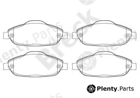  BRECK part 246600070100 Brake Pad Set, disc brake