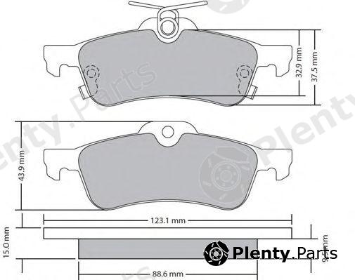  FREMAX part FBP-1710 (FBP1710) Brake Pad Set, disc brake