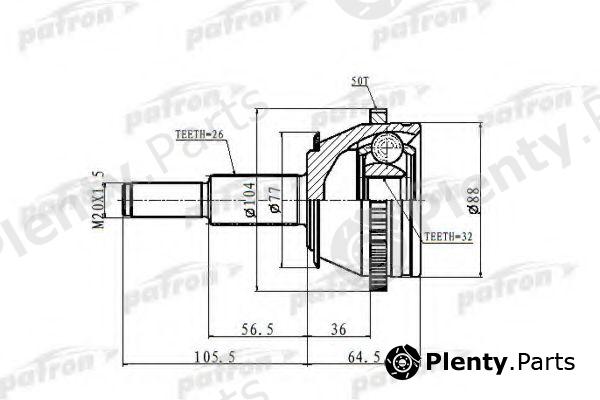  PATRON part PCV9980 Joint Kit, drive shaft