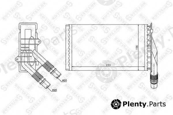  STELLOX part 10-35107-SX (1035107SX) Heat Exchanger, interior heating