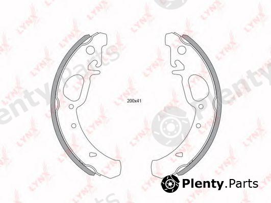  LYNXauto part BS4603 Brake Shoe Set