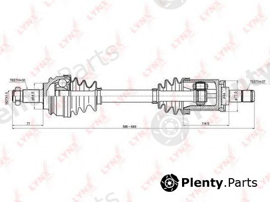  LYNXauto part CD1415 Drive Shaft