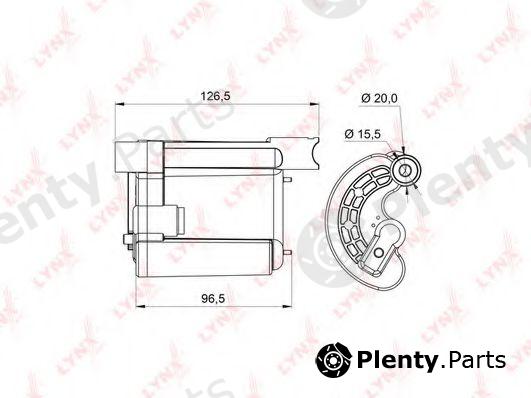  LYNXauto part LF-995M (LF995M) Fuel filter