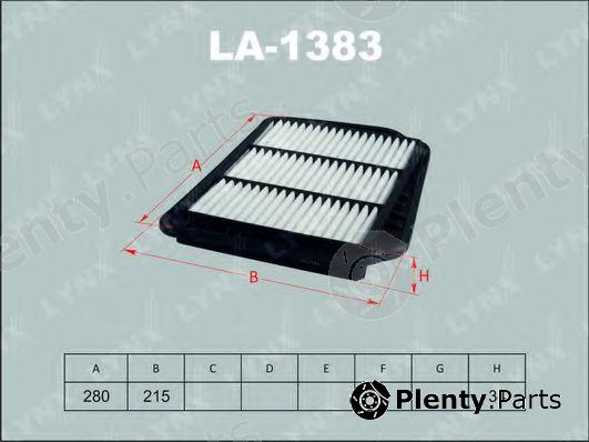 LYNXauto part LA1383 Air Filter