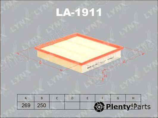  LYNXauto part LA-1911 (LA1911) Air Filter