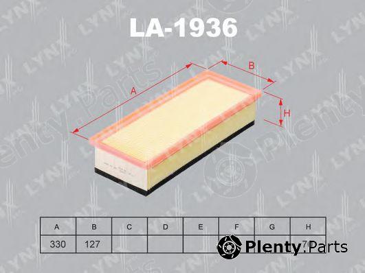  LYNXauto part LA-1936 (LA1936) Air Filter