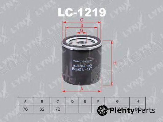  LYNXauto part LC-1219 (LC1219) Oil Filter