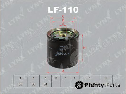  LYNXauto part LF110 Fuel filter