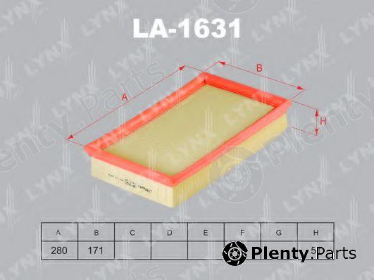  LYNXauto part LA-1631 (LA1631) Air Filter