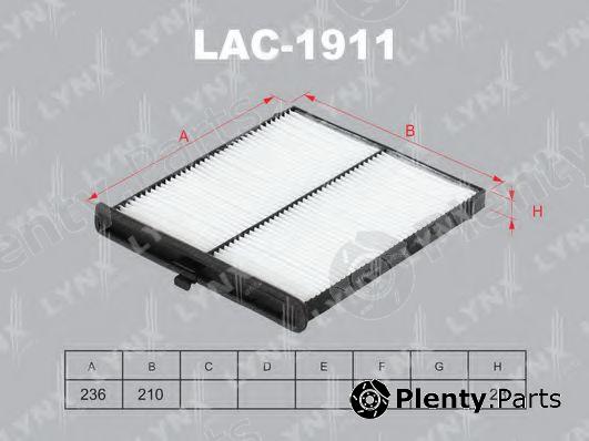  LYNXauto part LAC-1911 (LAC1911) Filter, interior air