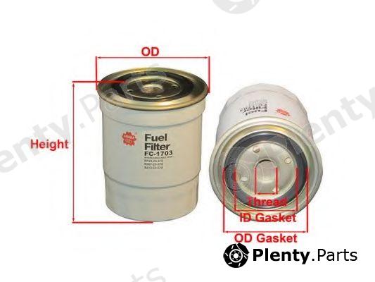  SAKURA part FC1703 Fuel filter