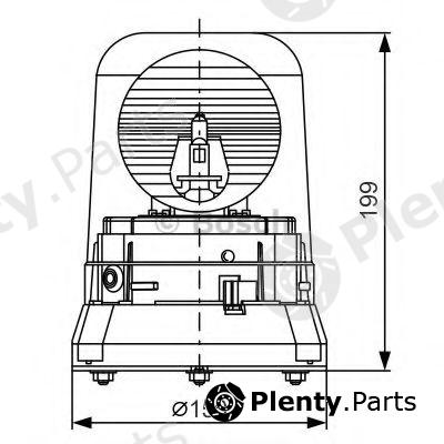  BOSCH part 7782324020 Rotating Beacon; Rotating Beacon