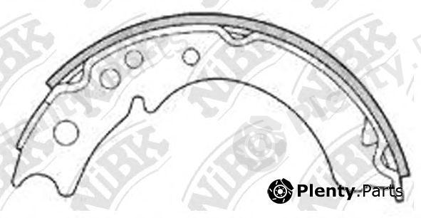  NiBK part FN4404 Brake Shoe Set, parking brake