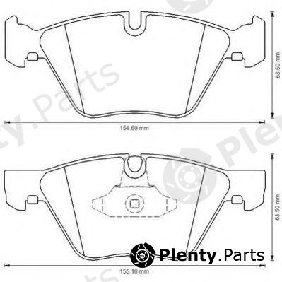  JURID part 573151J Brake Pad Set, disc brake