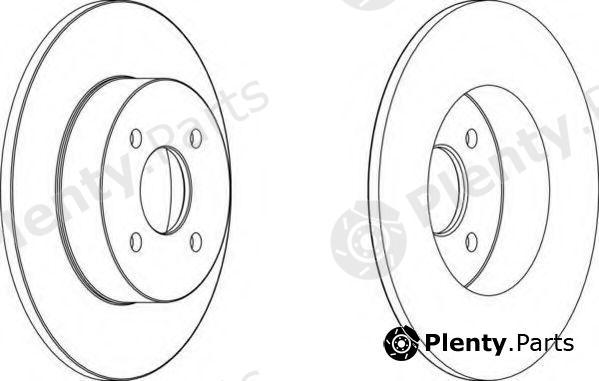  FERODO part DDF1367 Brake Disc
