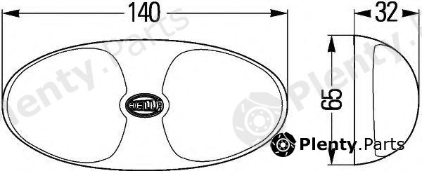  HELLA part 2JA959700-102 (2JA959700102) Interior Light