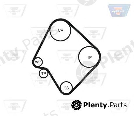  OPTIBELT part ZRK1264 Timing Belt