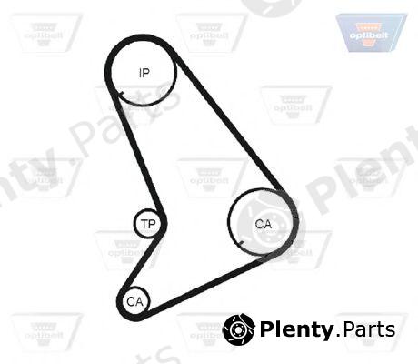  OPTIBELT part ZRK1425 Timing Belt