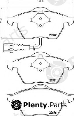  HELLA part 8DB355008-471 (8DB355008471) Brake Pad Set, disc brake