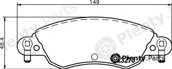 HELLA part 8DB355019-431 (8DB355019431) Brake Pad Set, disc brake