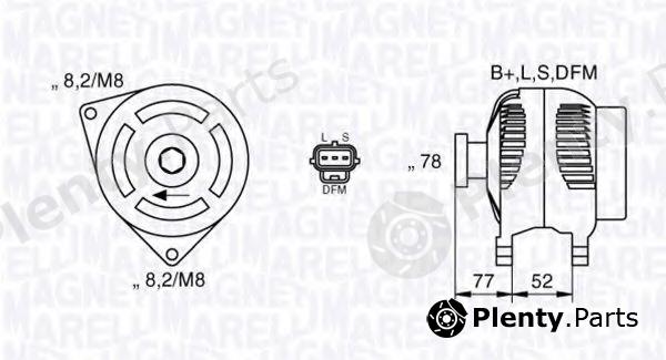  MAGNETI MARELLI part 63377418 Alternator