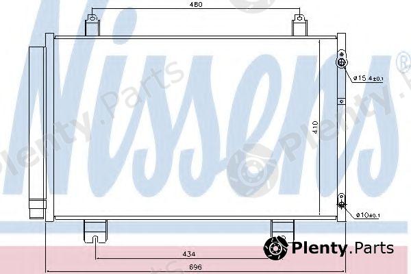  NISSENS part 940434 Condenser, air conditioning