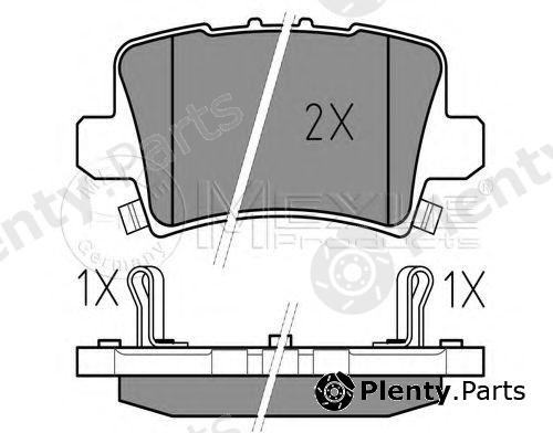  MEYLE part 0252408615/W (0252408615W) Brake Pad Set, disc brake
