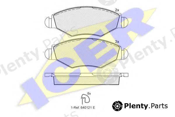 ICER part 181439 Brake Pad Set, disc brake
