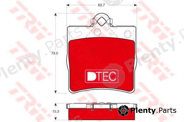  TRW part GDB1335DTE Brake Pad Set, disc brake