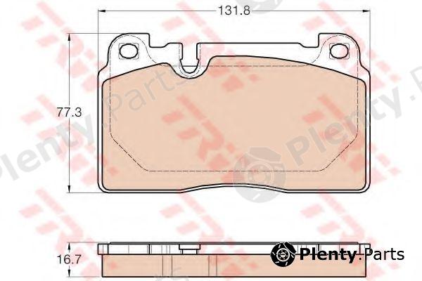  TRW part GDB1974 Brake Pad Set, disc brake
