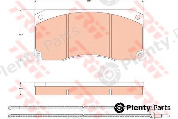  TRW part GDB5008 Brake Pad Set, disc brake