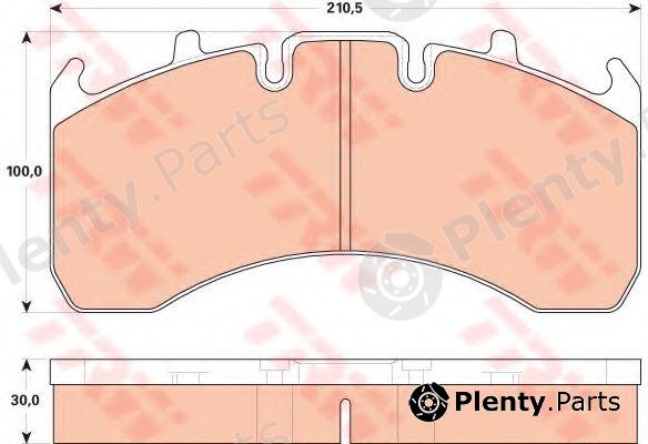  TRW part GDB5098 Brake Pad Set, disc brake