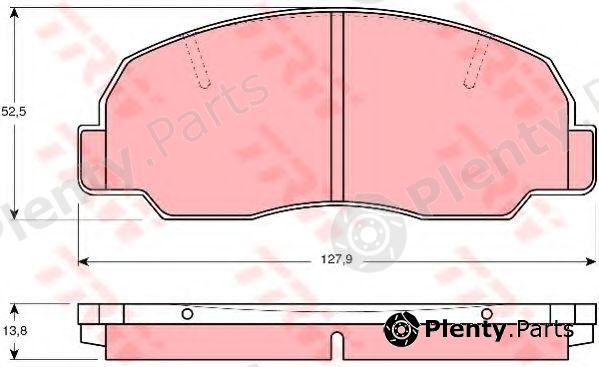  TRW part GDB980 Brake Pad Set, disc brake