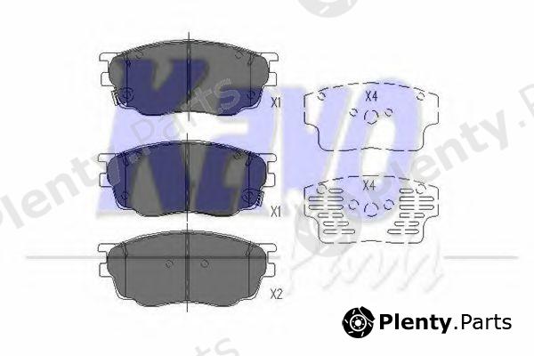  KAVO PARTS part KBP-4511 (KBP4511) Brake Pad Set, disc brake