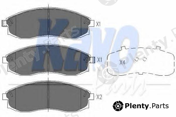 KAVO PARTS part KBP-5517 (KBP5517) Brake Pad Set, disc brake