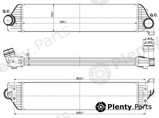  NRF part 30358 Intercooler, charger