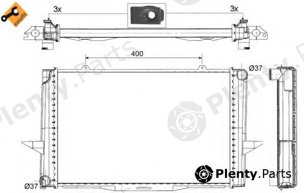  NRF part 509509 Radiator, engine cooling