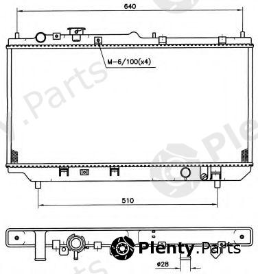  NRF part 509511 Radiator, engine cooling