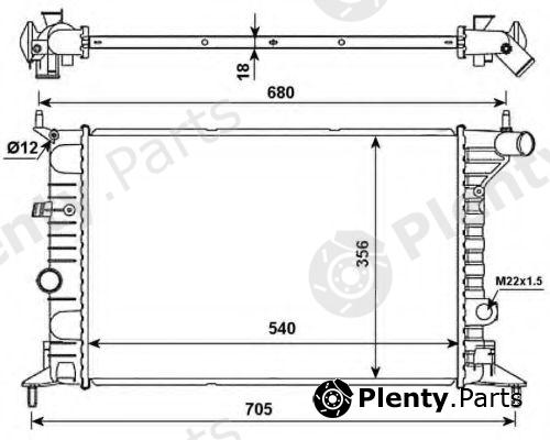  NRF part 509516 Radiator, engine cooling