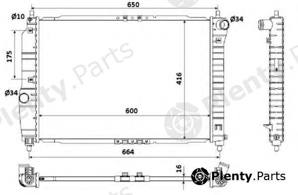  NRF part 53902 Radiator, engine cooling