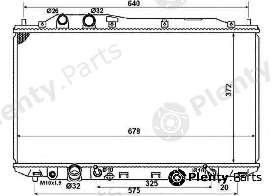  NRF part 58379 Radiator, engine cooling