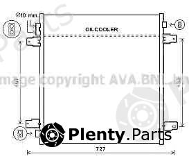  AVA QUALITY COOLING part DN5402 Condenser, air conditioning