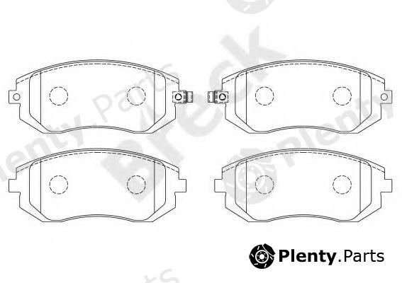  BRECK part 238650070100 Brake Pad Set, disc brake