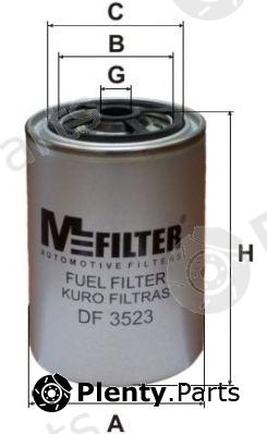  MFILTER part DF3523 Fuel filter