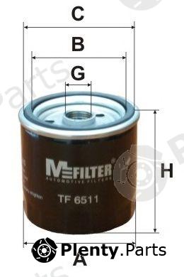  MFILTER part TF6511 Oil Filter